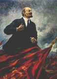 А. Герасимов. В.И.Ленин на трибуне. 1930